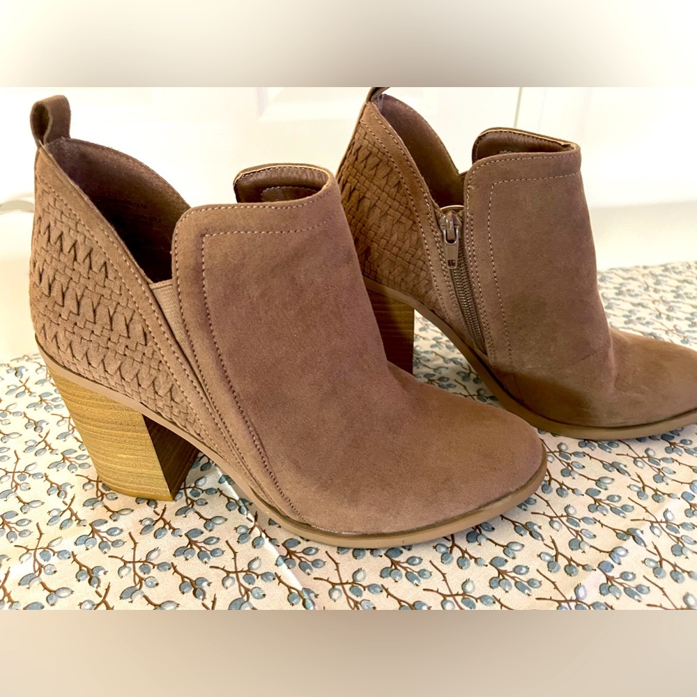 Madden Girl boots, suede. Size 8.5 runs small